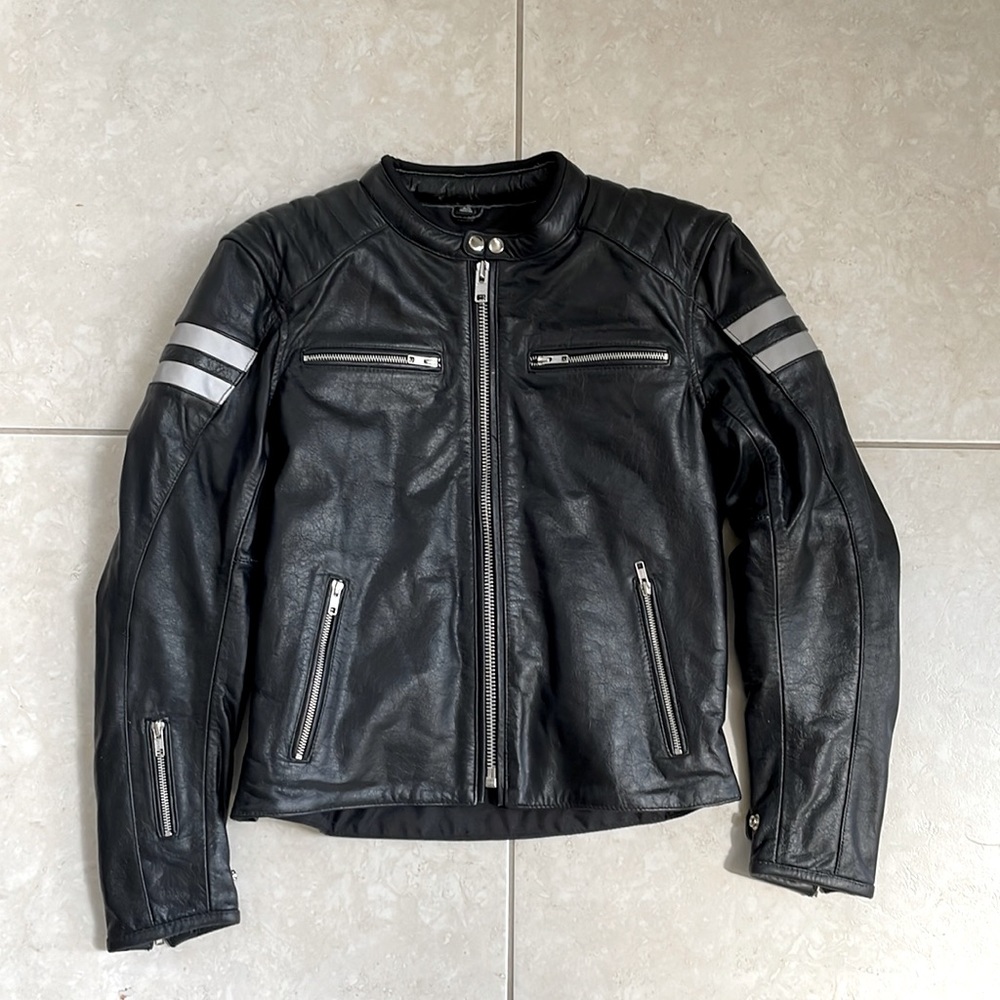 Viking Cycles Café Motorcycle Jacket for Men Size XS
